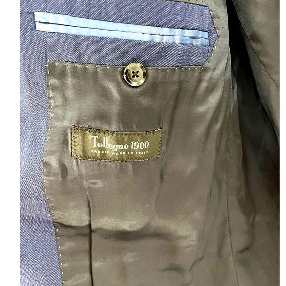 NWT  JCREW TALLEGNO 1900 NAVY WOOL SUIT BLAZER - Picture 11 of 12